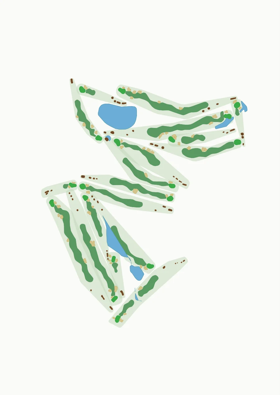 Elanora Country Club, created from course-mapping data