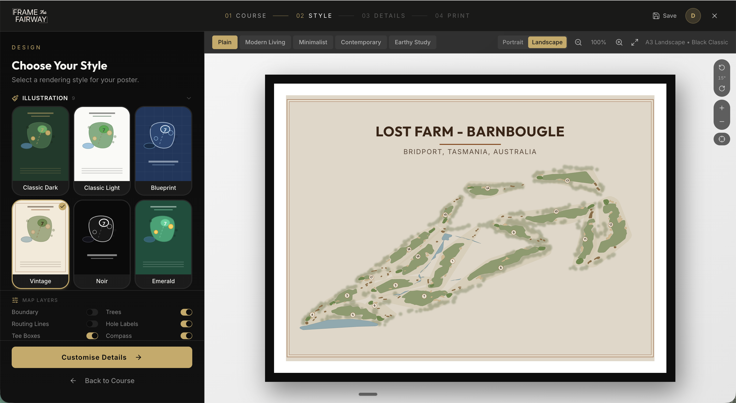 Choose your style and size