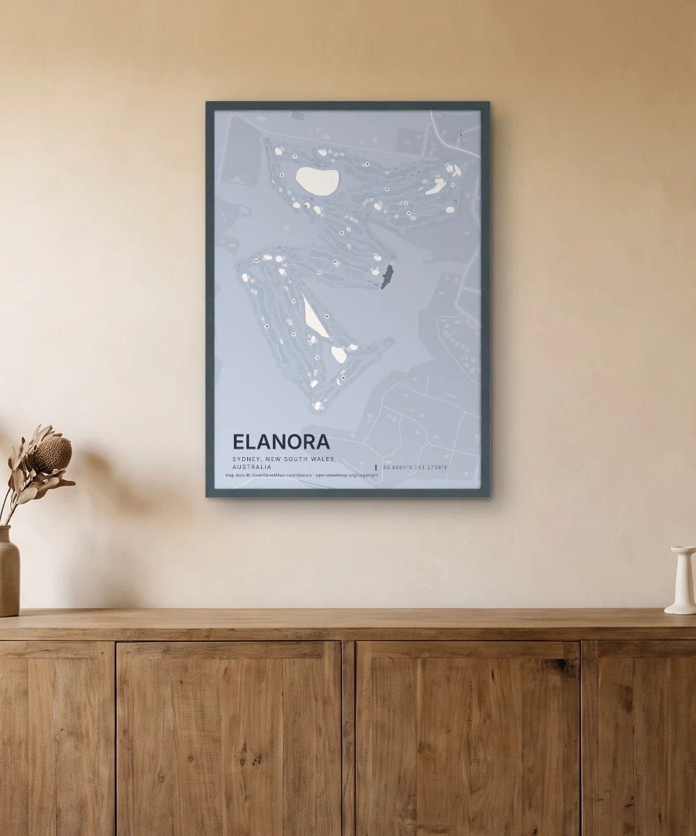 Elanora in the Haze style, in a Dark Grey frame